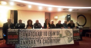 SANATÇILARDAN 10 EKİM’DE ANKARA’DA YAPILACAK EMEK, BARIŞ VE DEMOKRASİ MİTİNGİNE ÇAĞRI…