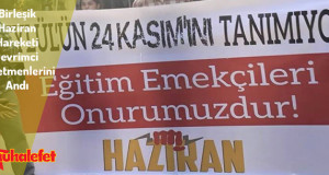 Birleşik Haziran Hareketi devrimci öğretmenleri andı