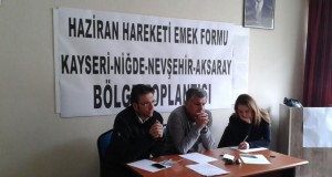 KAYSERİ HAZİRAN EMEK FORUMU YAPILDI