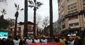 Sokağa Çıkan Emekçiler Emperyalist Savaş Hayır Dedi