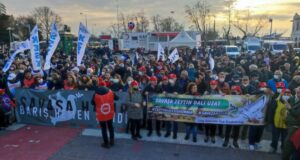 KESK,DİSK, TMMOB ve TTB Kadıköy’den seslendi: Savaşa hayır, barış hemen şimdi