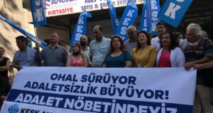 KESK’ten OHAL’in yıldönümünde adalet nöbeti