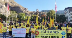 Eğitim-Sen Amasya Şubesi, Diyanet-Sen yetkilisine tepki gösterdi